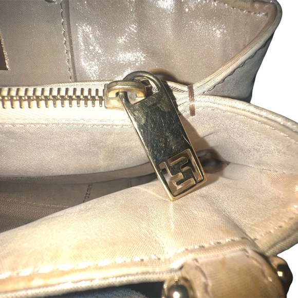 Gorgeous Authentic Fendi Mia Gold Handbag with COA - Picture 12 of 17